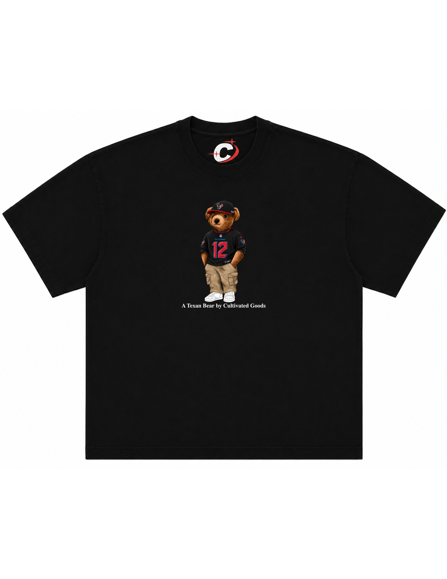 Texans Color Rush Jersey Tee Black
