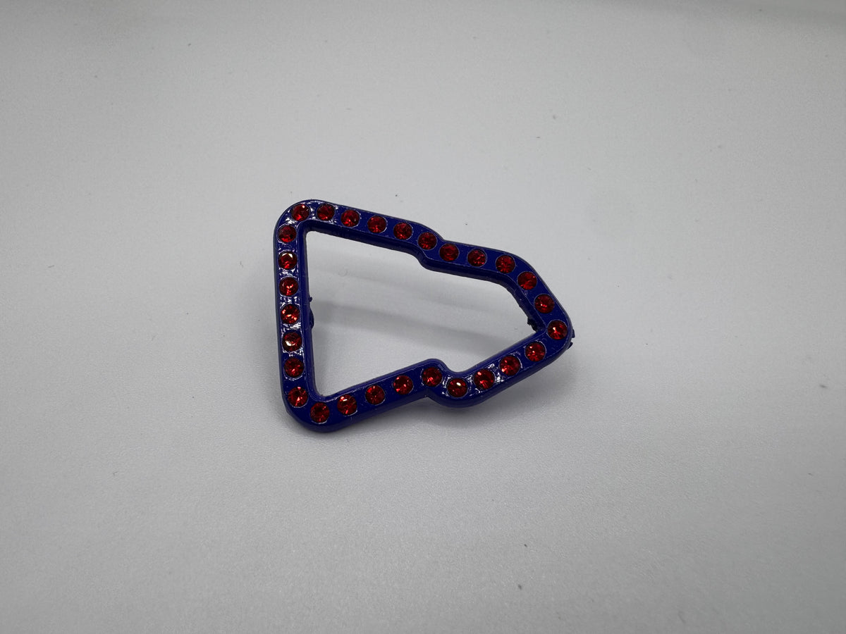 Blue & Red New Era Boarder Pin