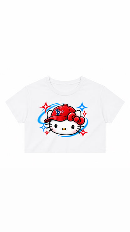 Hello Kitty Texans Crop Top