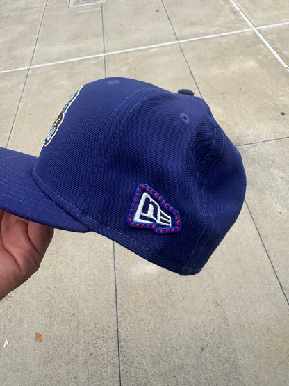 NE Boarder Pin (Blue w Red Diamonds)
