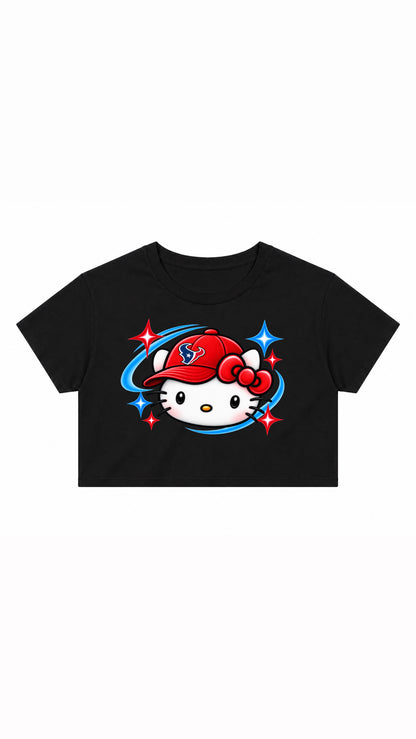 Hello Kitty Texans Crop Top