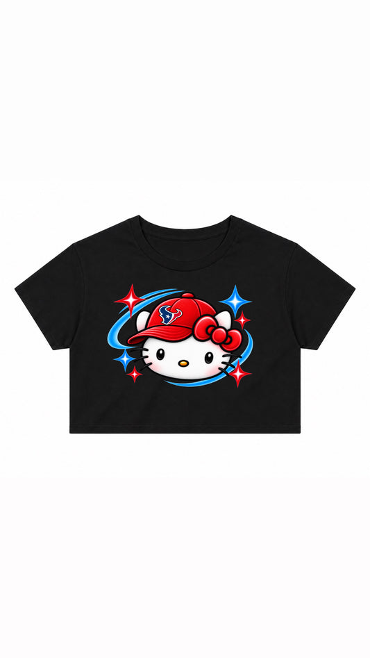 Hello Kitty Texans Crop Top
