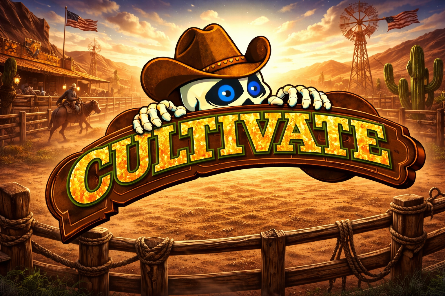 Cultivate Rodeo Cappy Pin