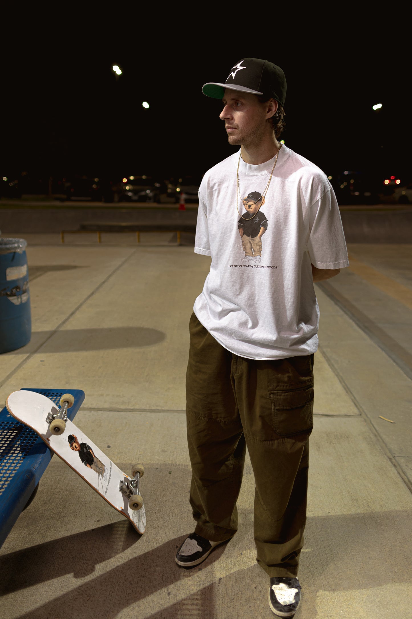 A Houston Bear by Cultivated Goods (Black Jersey)