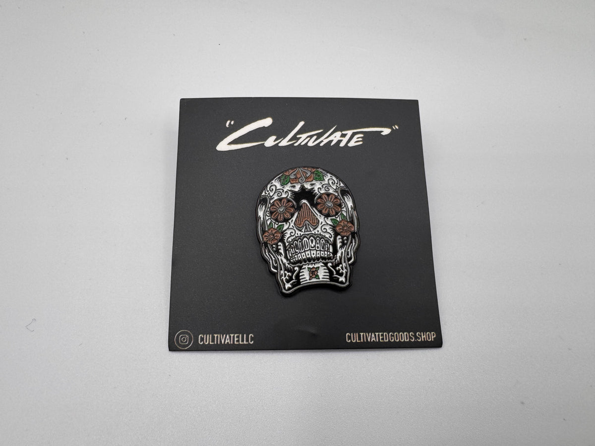Cultivate Sugar Skull Pin