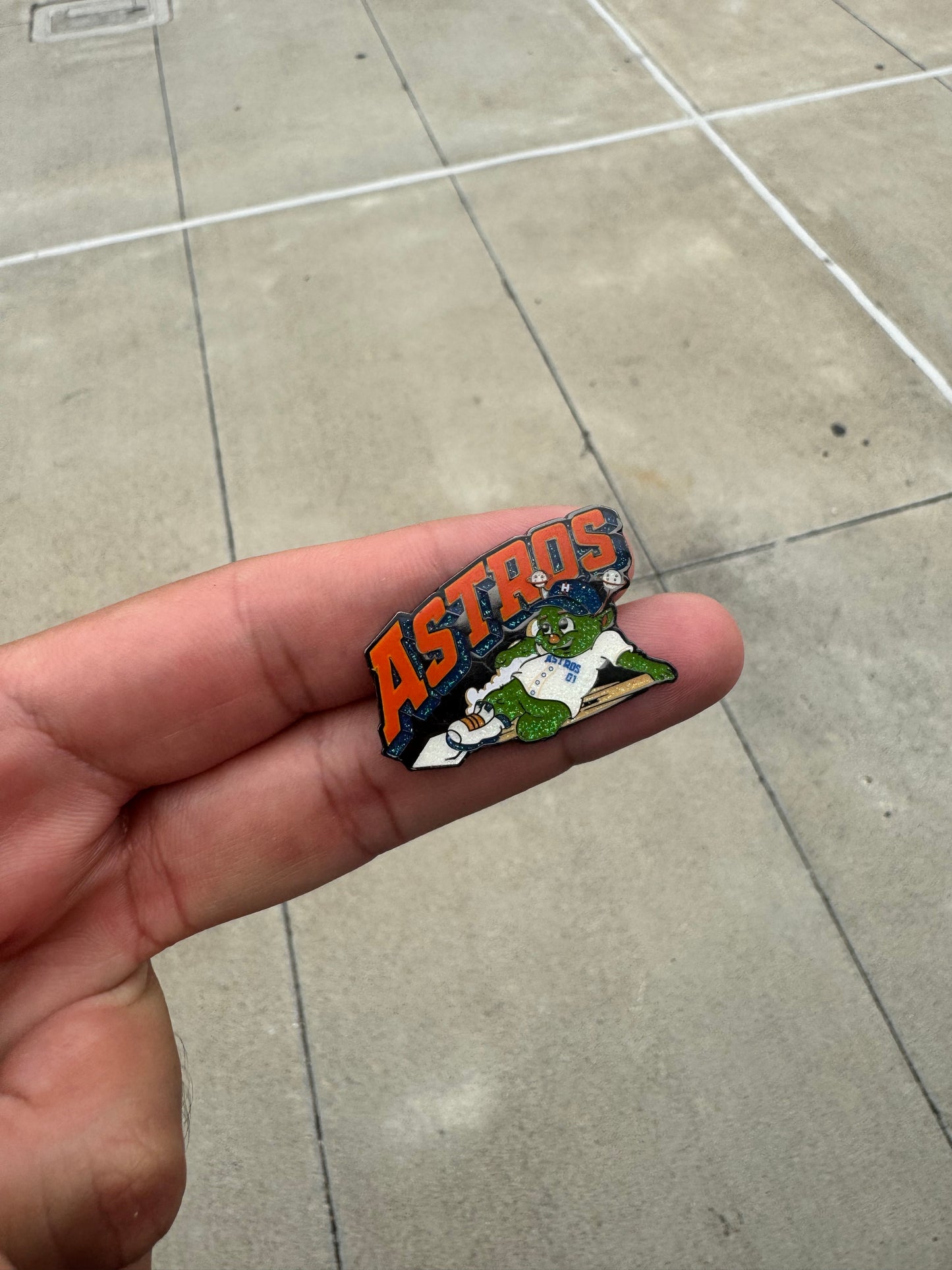 Sliding Into Orbit Pin