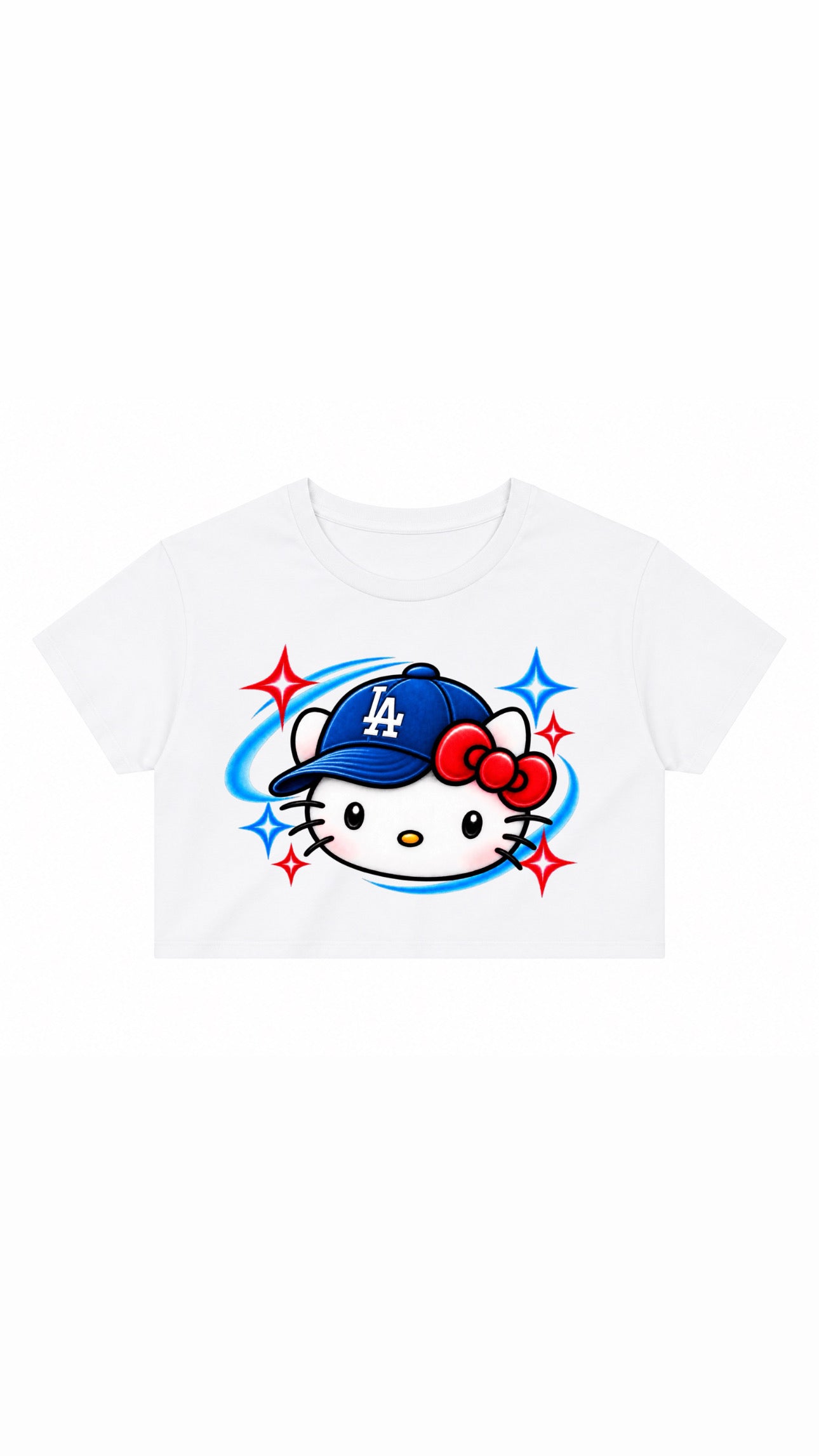 Hello Kitty Dodgers Women’s Crop Tee