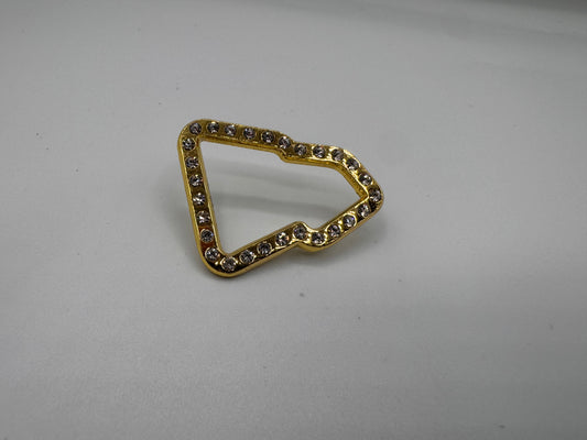 Gold New Era Boarder Pin