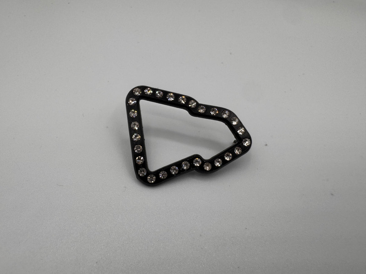 New Era Boarder Pin Black