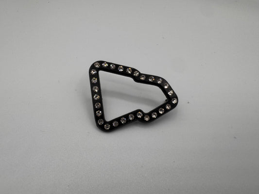 New Era Boarder Pin Black