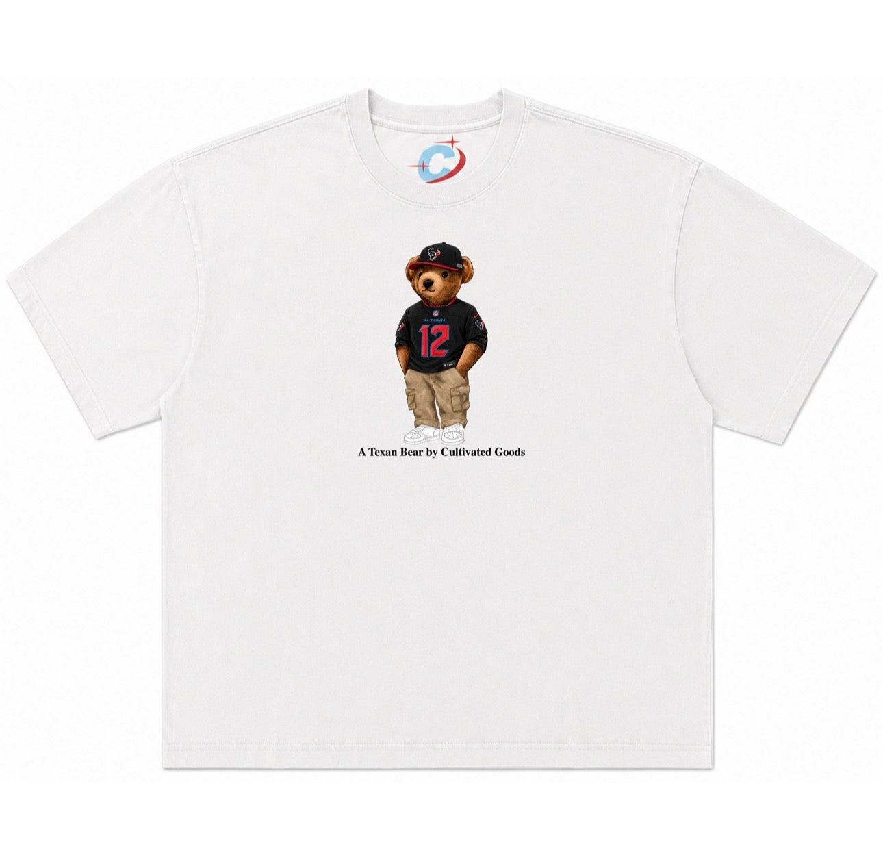 Texans Color Rush Bear Tee White