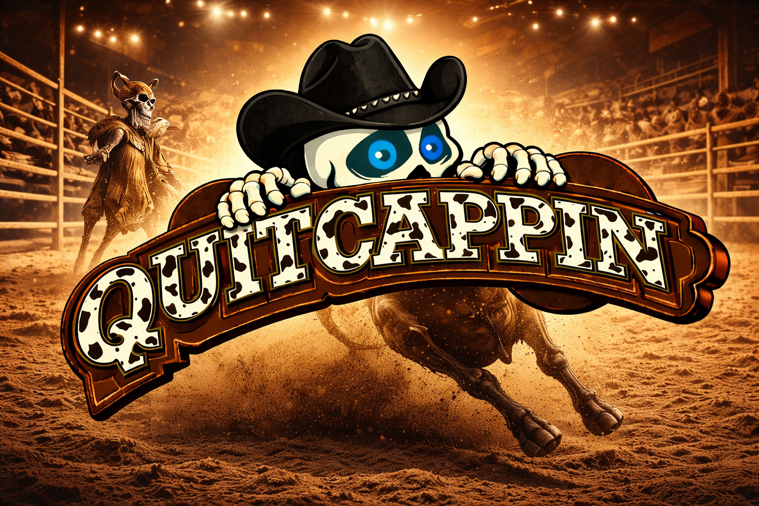 Cultivate Cowprint Cappy Pin