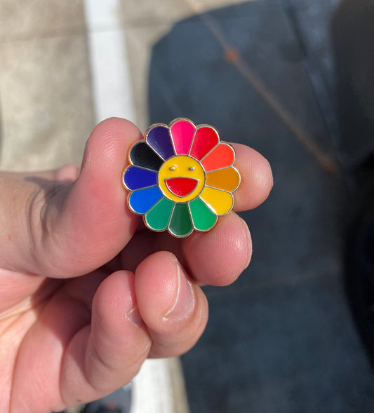 Murakami Flower Pin Multicolor